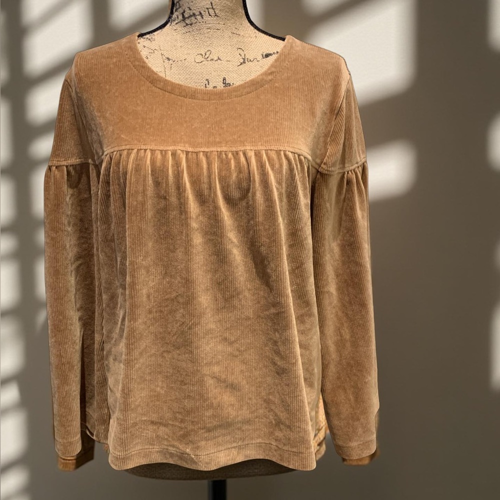 Texture & Thread Madewell J Crew UK Limited Long Sleeve Babydoll Blouse Top L